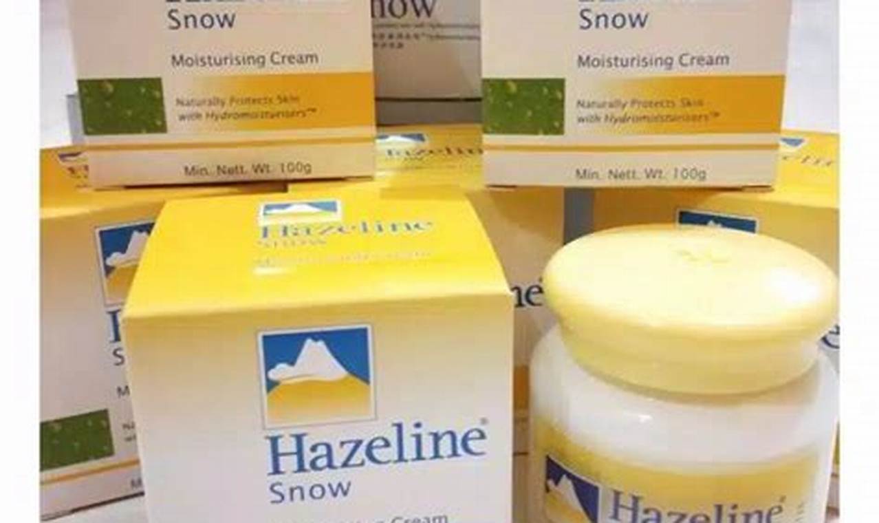 Temukan Manfaat Hazelinen Snow Hijau dan Kuning yang Jarang Diketahui