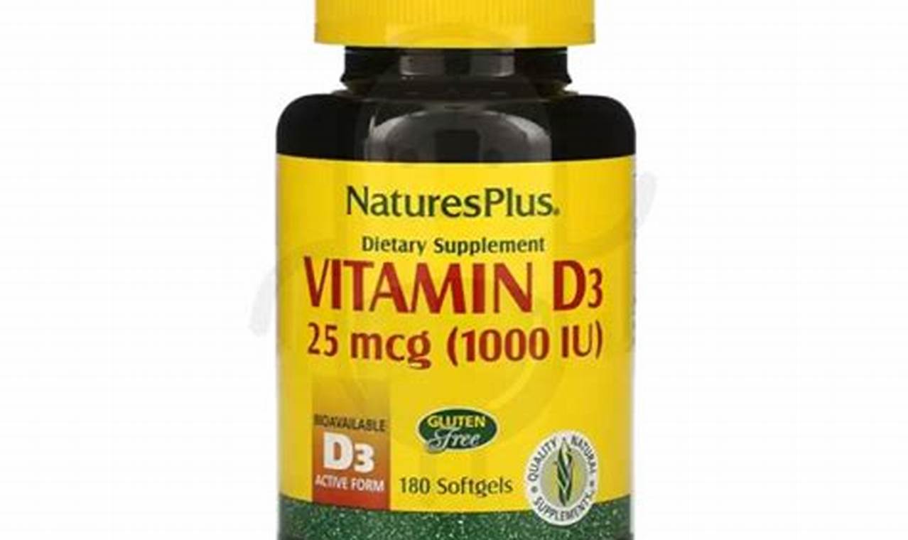 Terungkap Manfaat Nature Plus Vitamin D3 1000 IU, Temuan Menarik!