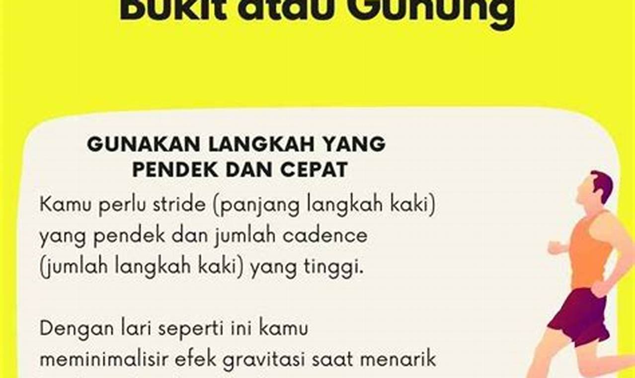 Temukan Segudang Manfaat Lari di Bukit yang Menakjubkan