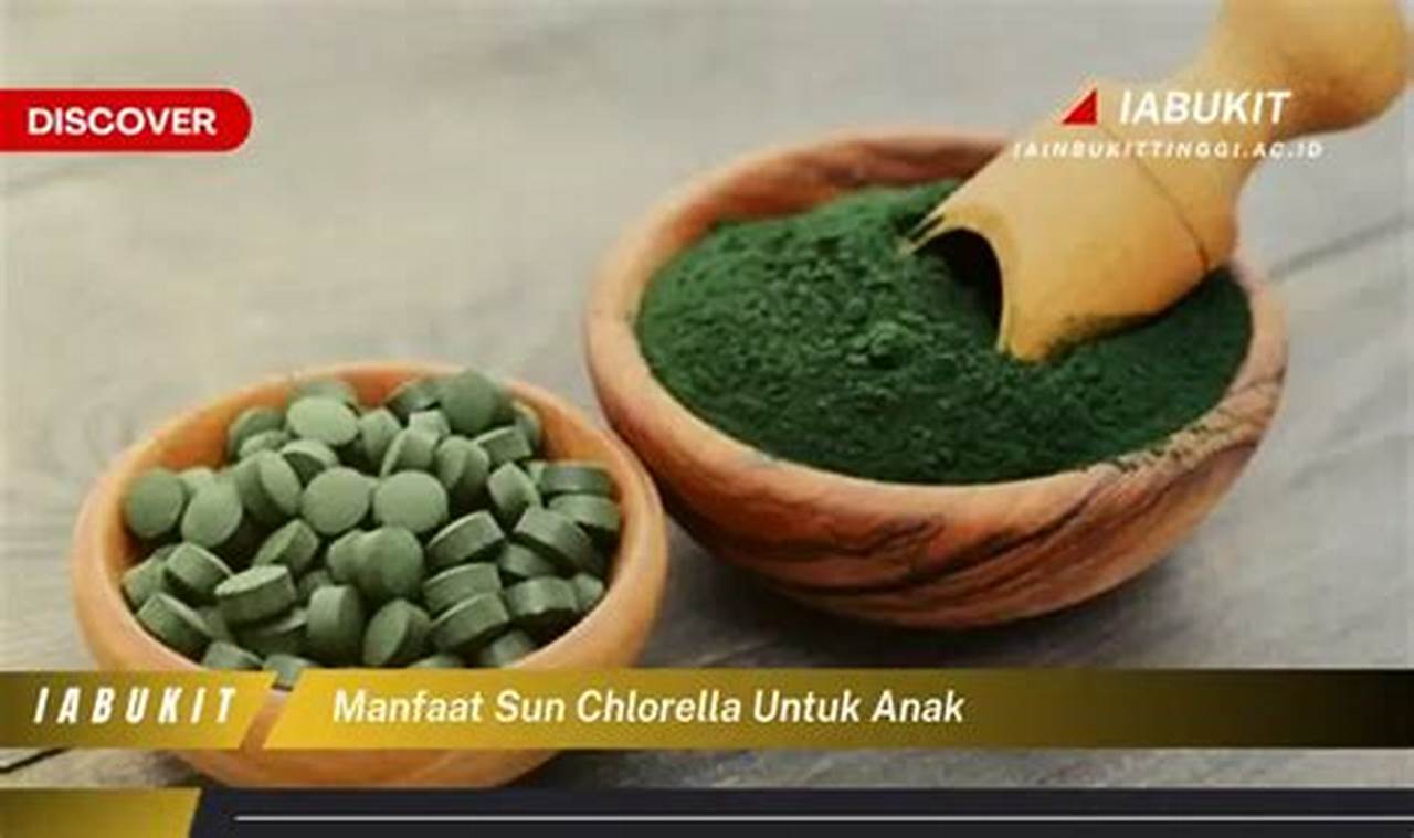 Temukan Manfaat Sun Chlorella untuk Anak yang Wajib Diketahui